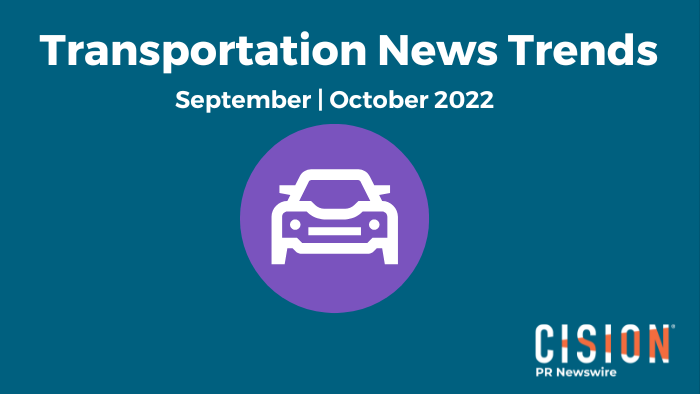 交通运输新闻趋势，2022年9月至10月