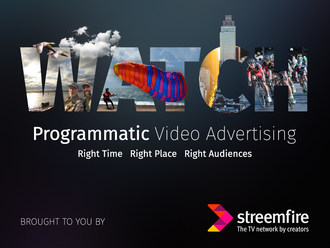 Streemfire, das TV-Netzwerk der Content Creators, stellt auf dem Web